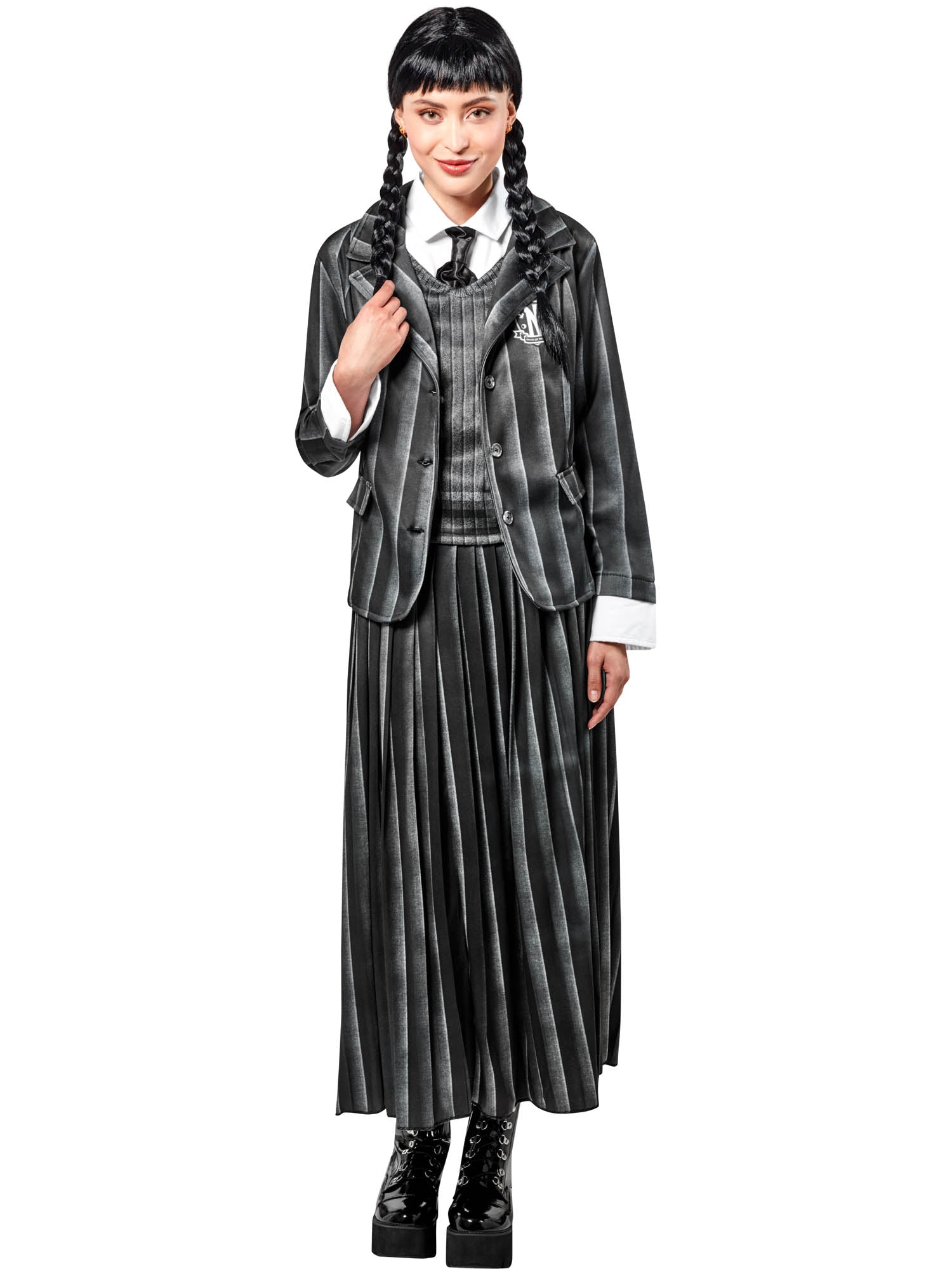Strój szkolny dla dorosłych Wednesday Addams