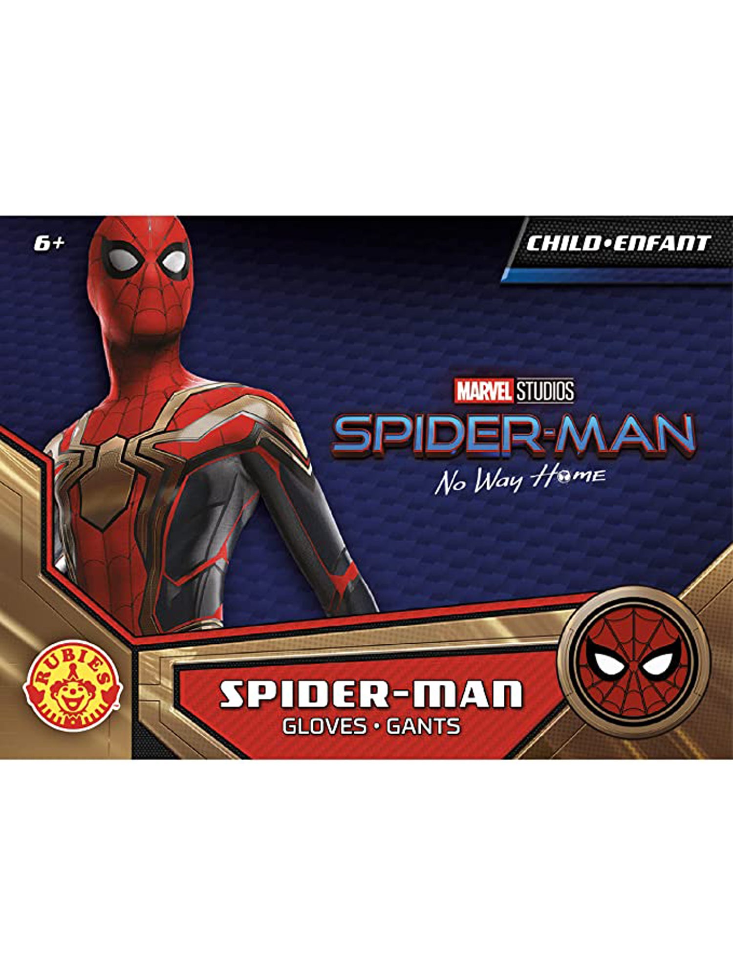 Rękawiczki dla dzieci Spider-Man z filmu Marvel Spider-Man: Bez drogi do domu