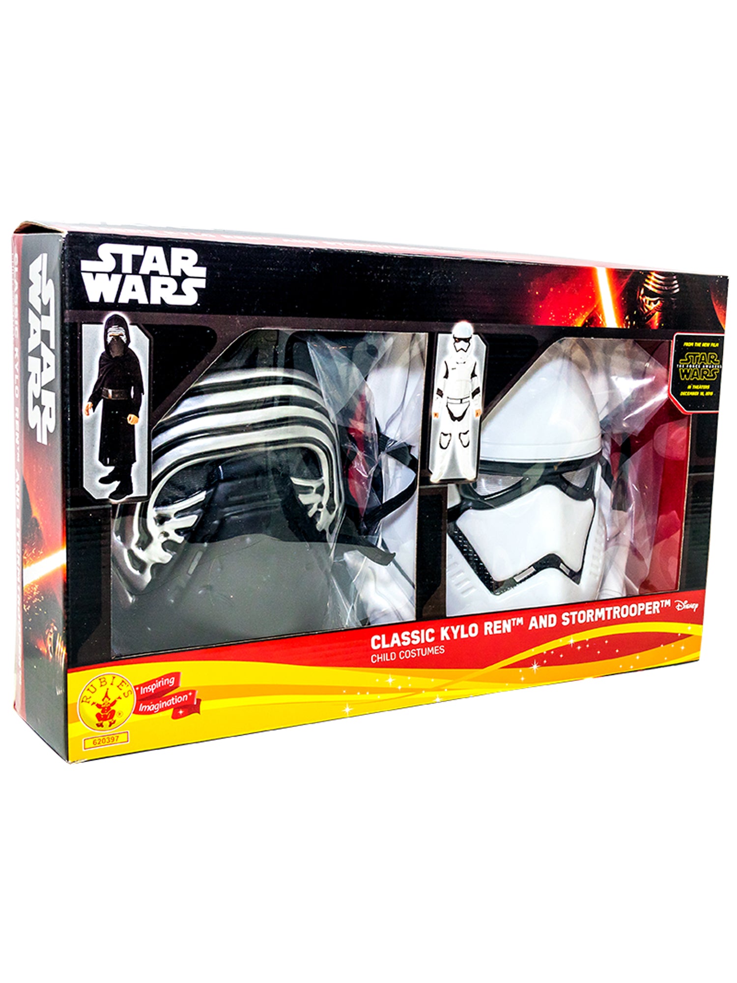 Zestaw kostiumów Kylo Rena i Szturmowca z Gwiezdnych Wojen Epizod 7