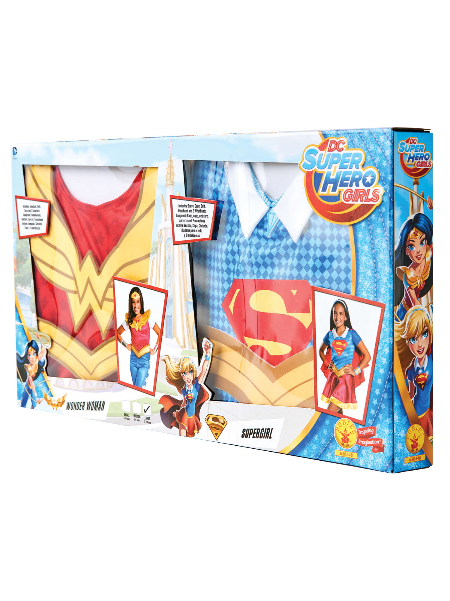 Podwójny Zestaw Kostiumowy Dc Superhero Girls