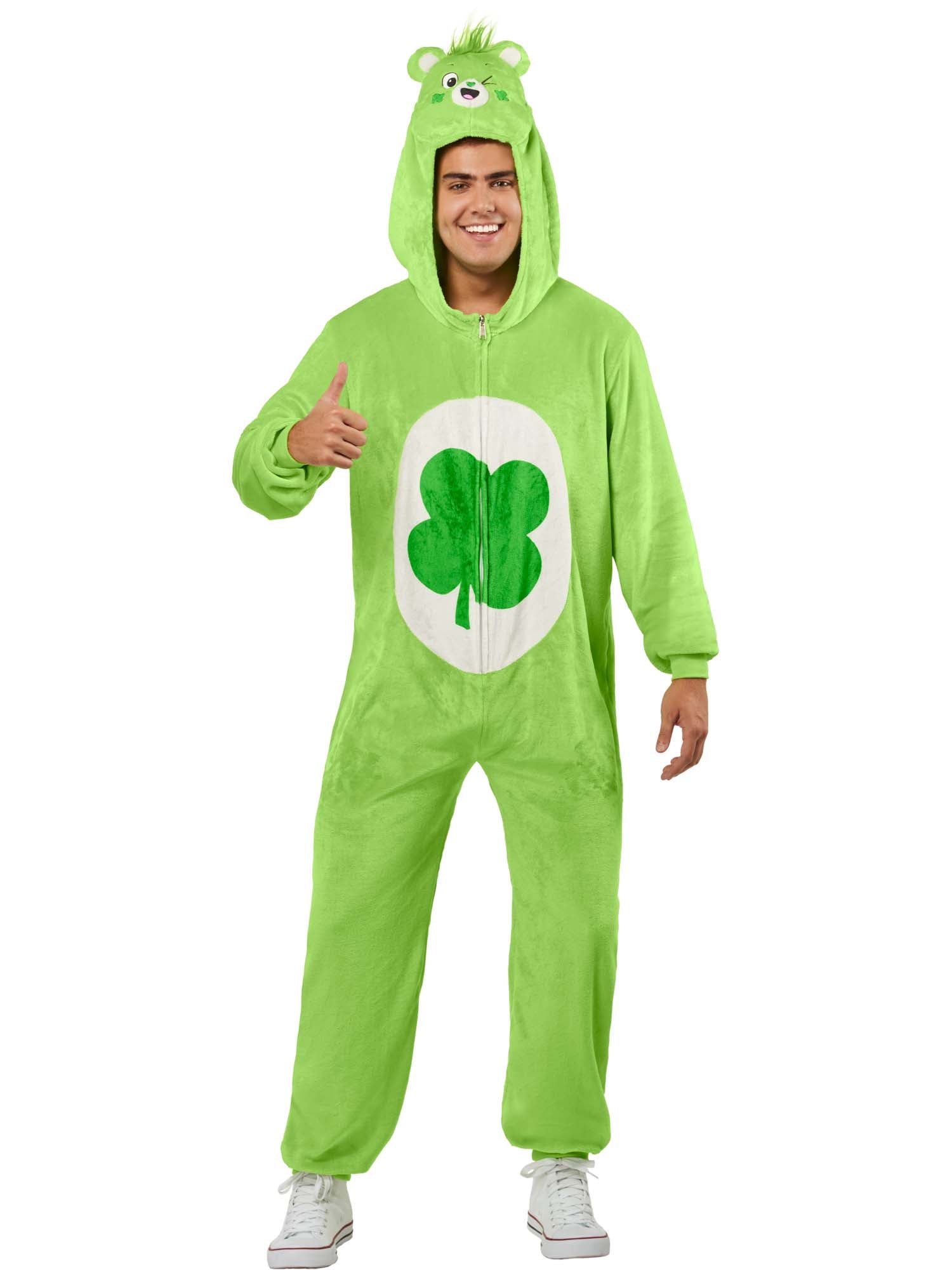Care Bears - Kostium dla dorosłych w postaci kombinezonu Good Luck Bear