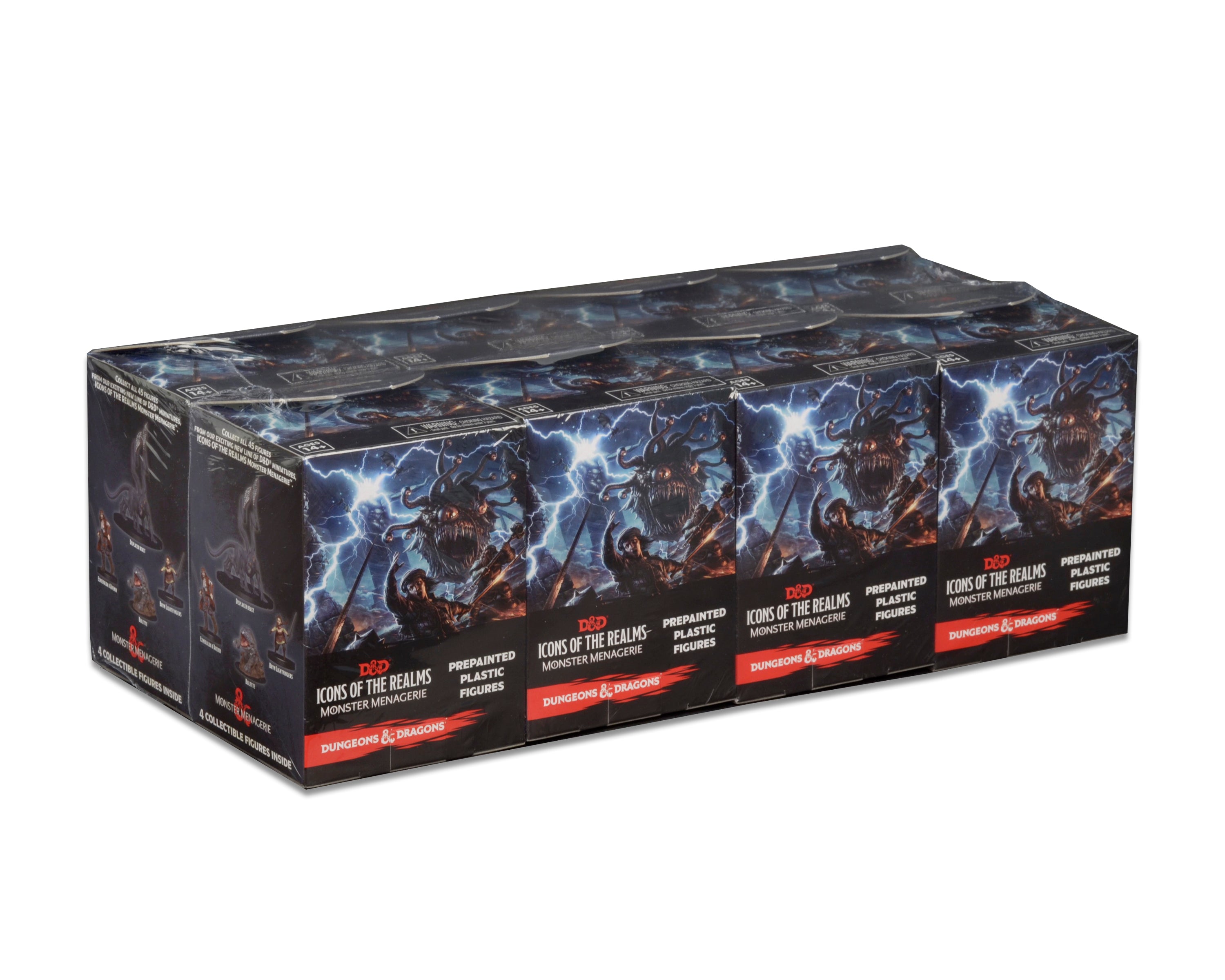 D&D Icons of the Realms: Monster Menagerie 8 Ct. Booster Brick (Zestaw 4)
