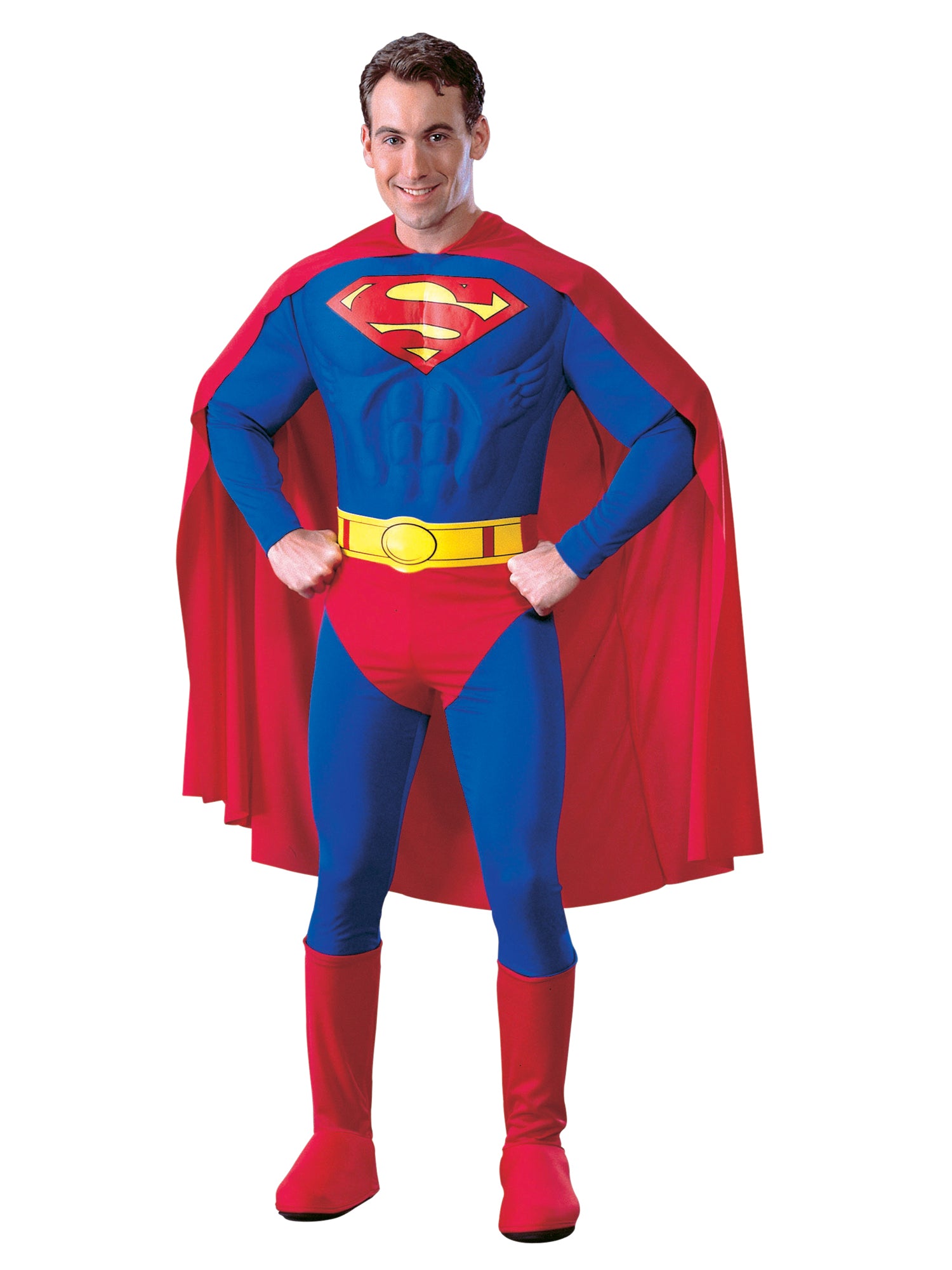 Kostium Deluxe Superman z Muskularną Klatką Piersiową dla Dorosłych