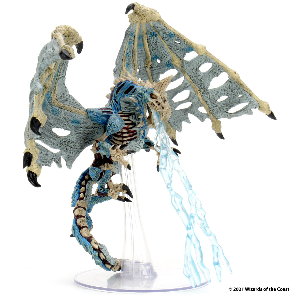 D&D Icons of the Realms: Boneyard Premium Set - Niebieski Drakolicz (Zestaw 18)
