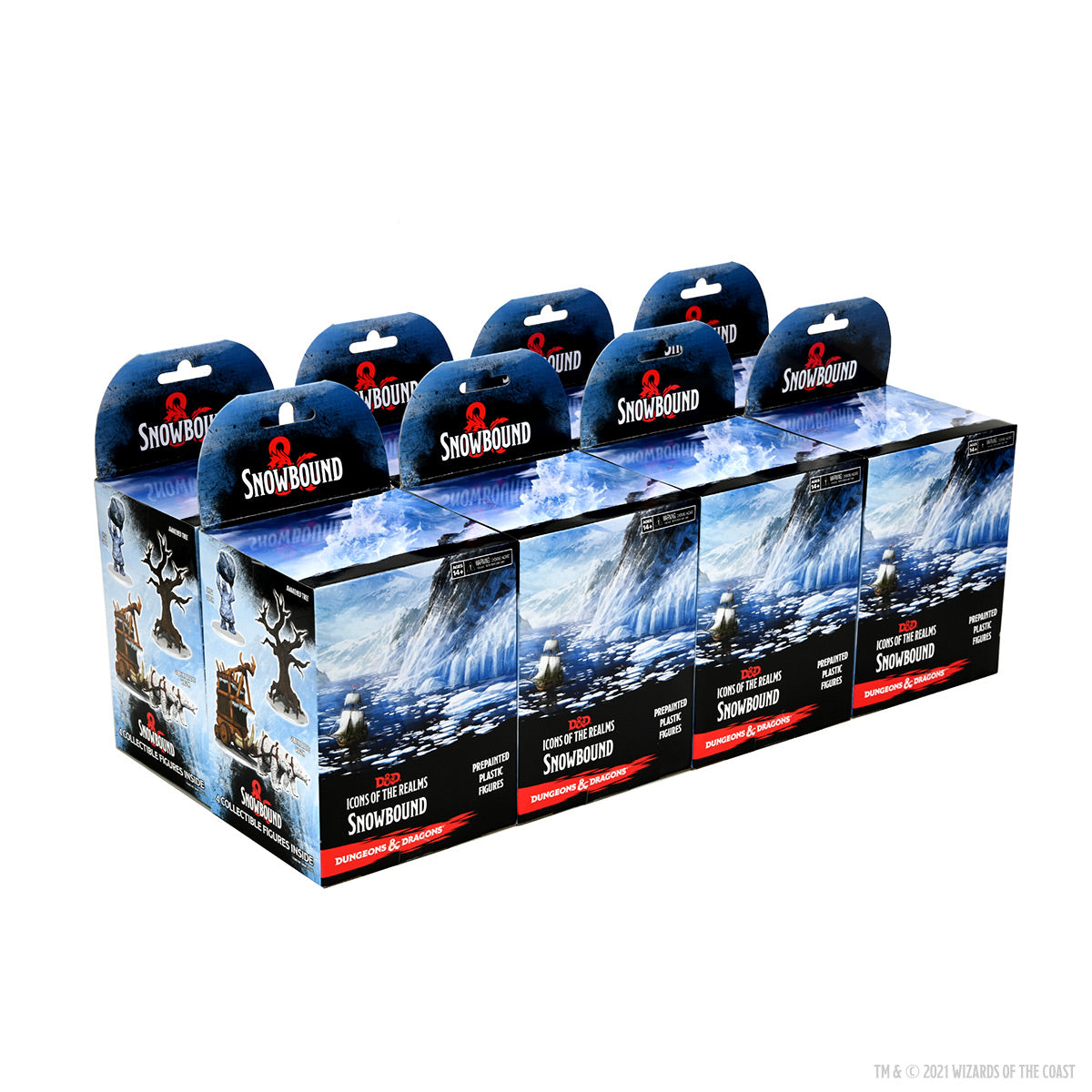 D&D Icons of the Realms: Snowbound 8 szt. Booster Brick (Zestaw 19)