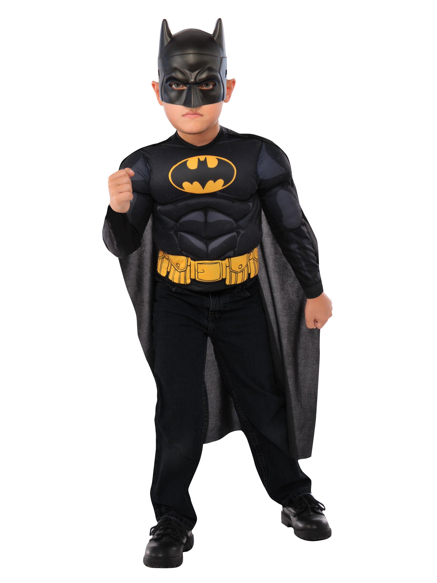 Zestaw Kostiumowy Batman z Muskularną Klatką Piersiową dla dzieci
