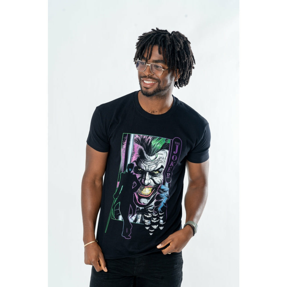 Koszulka Joker czarna z motywem więzienia