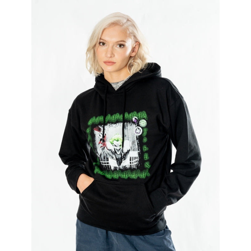 Bluza z kapturem Joker Black dla dorosłych Anime Keys