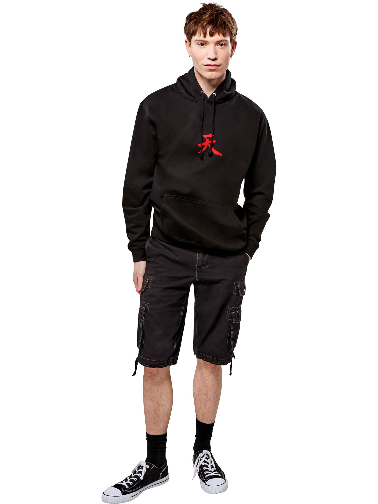 Bluza z kapturem Street Figter Akuma