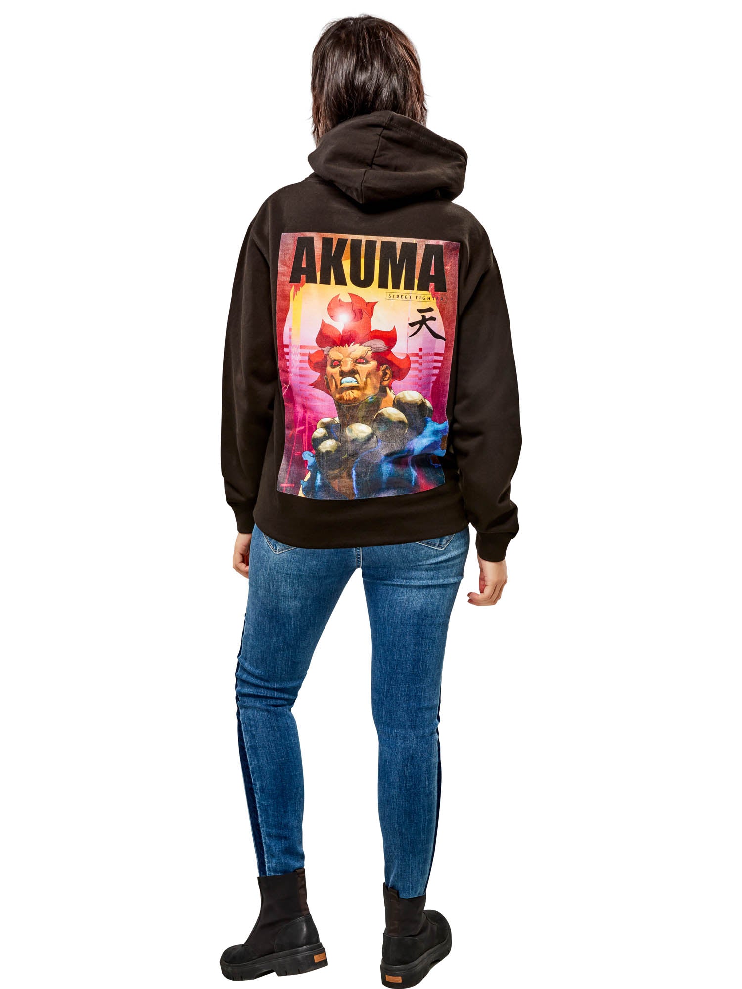 Bluza z kapturem Street Figter Akuma
