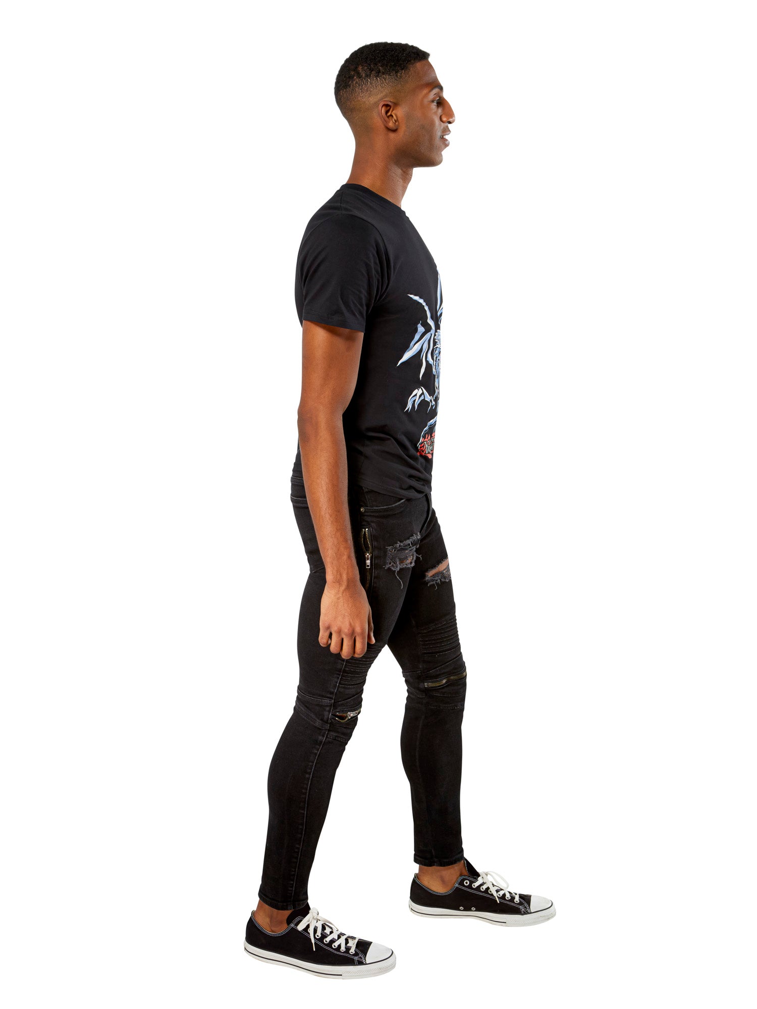 Koszulka Yu-Gi-Oh!  Z Niebieskookim Białym Smokiem