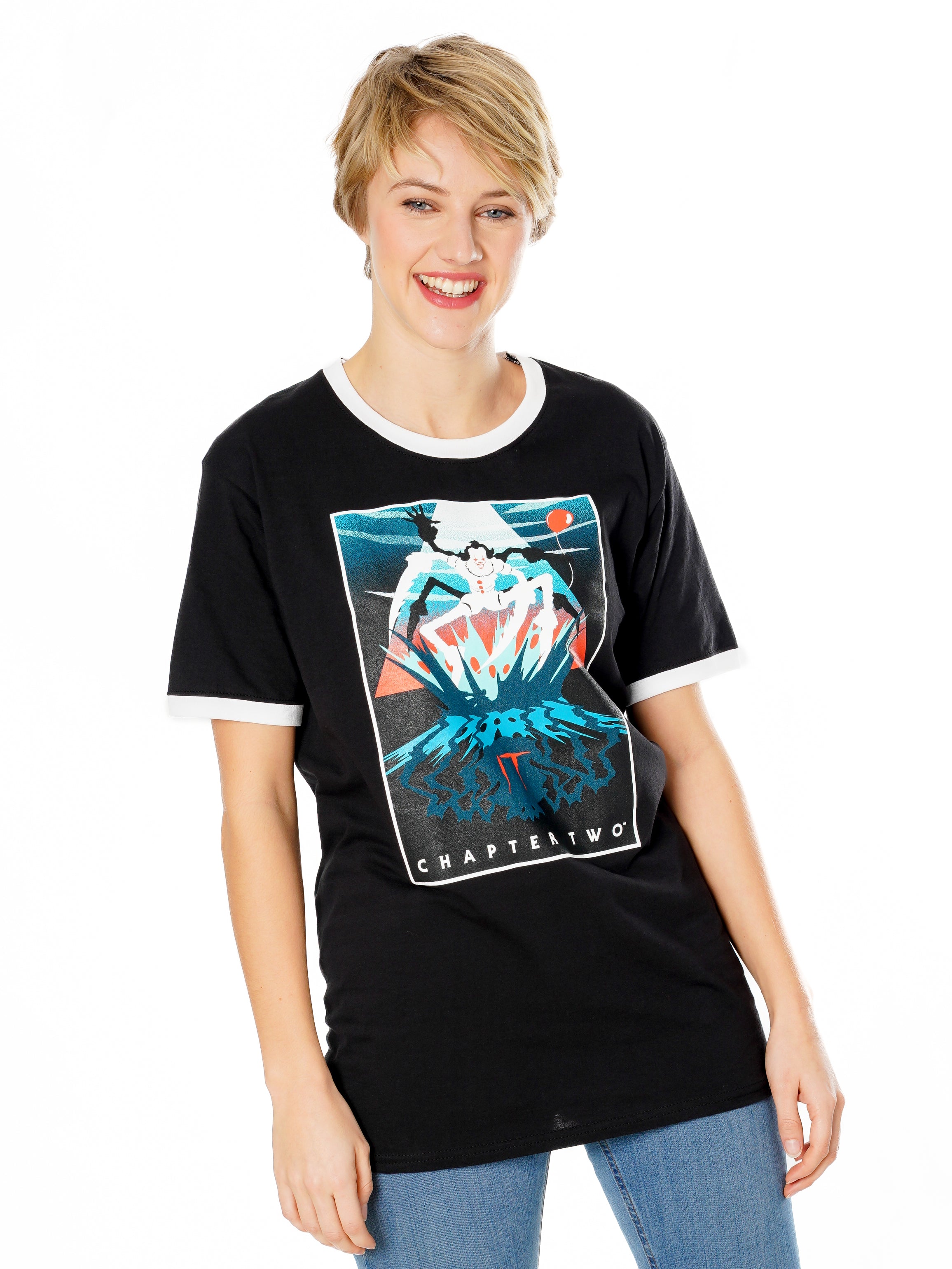 Koszulka z potworem z kanałów w stylu vintage