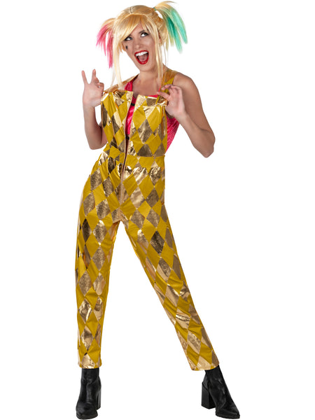 Kombinezon Harley Quinn dla dorosłych z filmu "Ptaki Nocy"