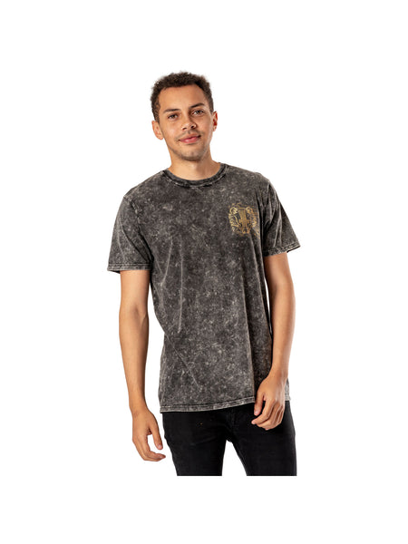 Koszulka Hufflepuff w stylu acid wash
