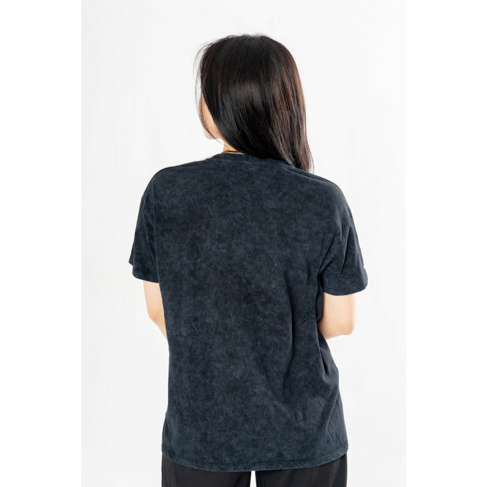 Koszulka Harley Quinn z efektem sprania i napisem XOXO