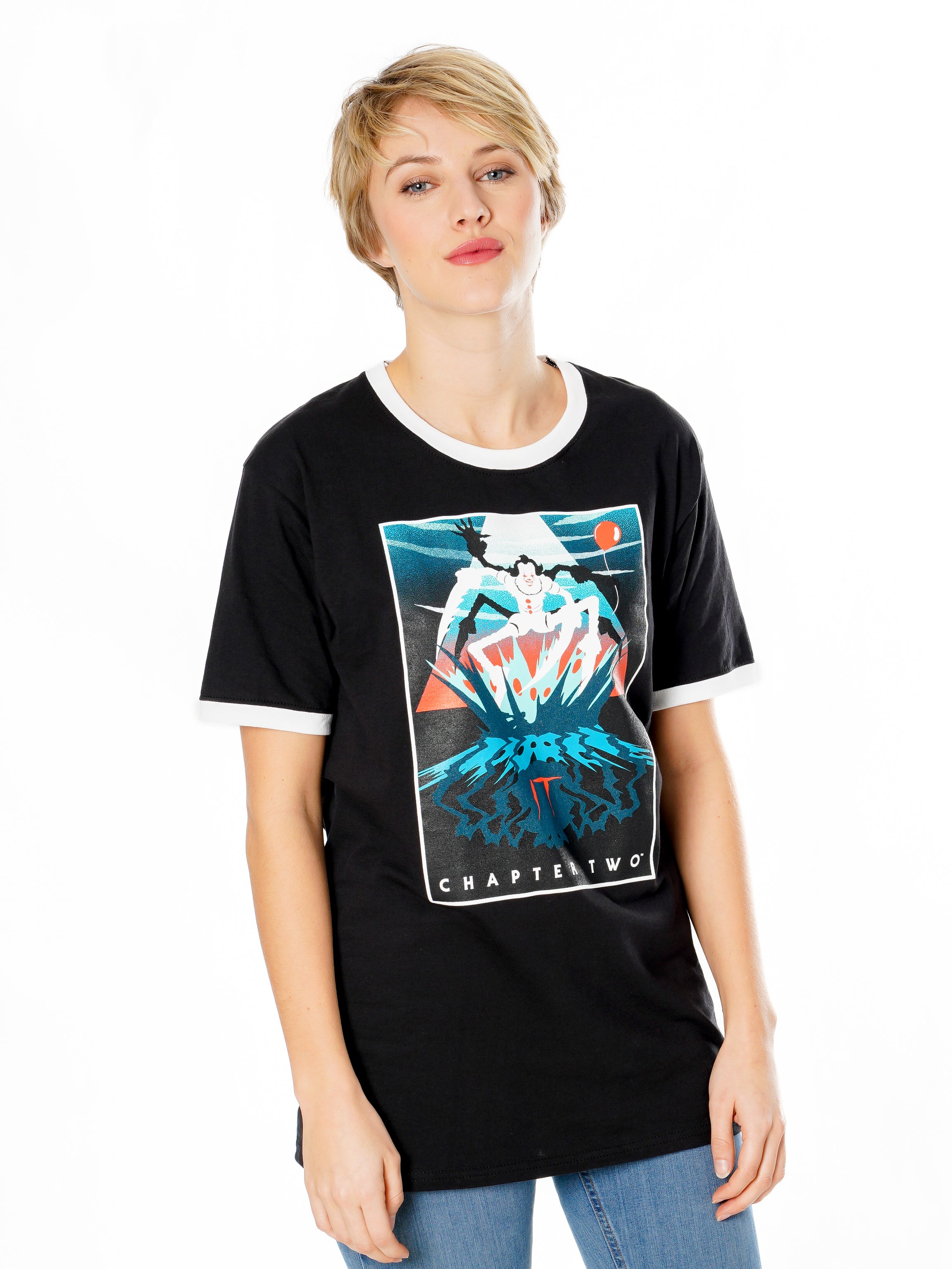 Koszulka z potworem z kanałów w stylu vintage